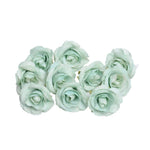 10 set di fiori artificiali di seta rosa da 4 cm per la decorazione domestica della festa nuziale