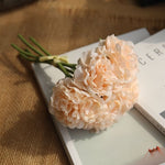 Bouquet di peonia di fiori artificiali a 5 teste di fiori finti per matrimoni e decorazioni domestiche