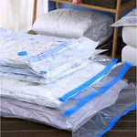 3 pezzi di sacchetti sottovuoto a caldo, organizer per riporre oggetti, con bordo trasparente, pieghevoli, con chiusura extra large, per risparmiare spazio, compressi, 3 PCS 40 x 60cm, 3 PCS 60 x 80cm, 3 PCS 70 x 100cm, 3 PCS  80 x 110cm