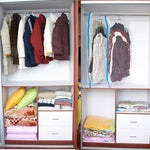 3 pezzi di sacchetti sottovuoto a caldo, organizer per riporre oggetti, con bordo trasparente, pieghevoli, con chiusura extra large, per risparmiare spazio, compressi, 3 PCS 40 x 60cm, 3 PCS 60 x 80cm, 3 PCS 70 x 100cm, 3 PCS  80 x 110cm