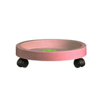 Vassoio per vasi con ruote rotonde universali Vassoio per vasi per piante facile da spostare Supporto in plastica per piatto da giardino