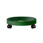 Vassoio per vasi con ruote rotonde universali Vassoio per vasi per piante facile da spostare Supporto in plastica per piatto da giardino