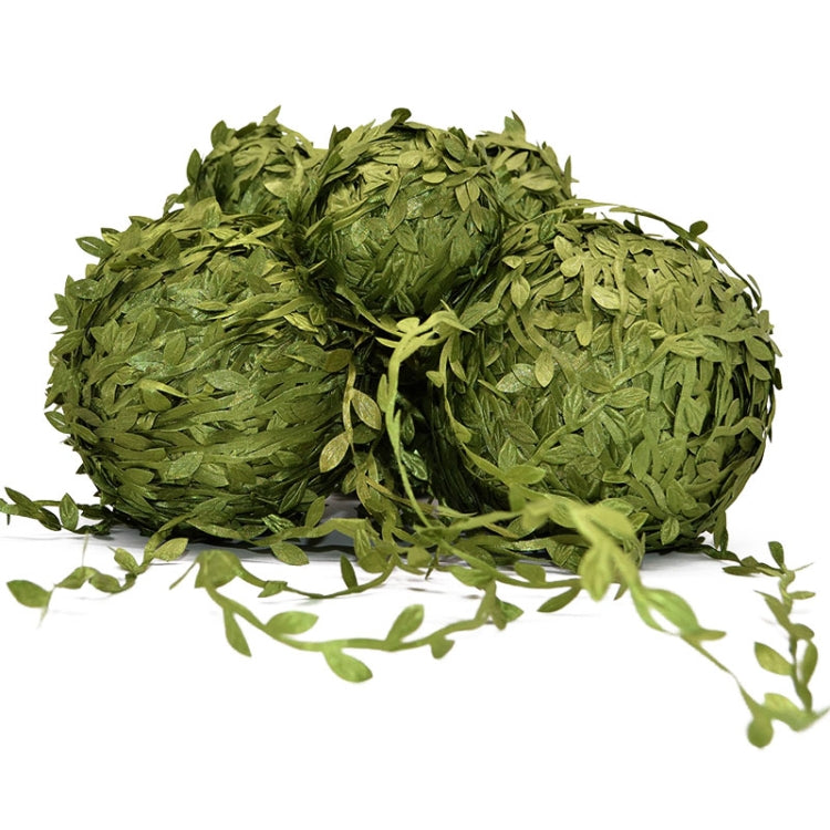 2 pezzi di accessori per la decorazione della ghirlanda di foglie di stoffa Foglia verde Simulazione di foglie di canna Materiale ghirlanda fai da te, 100 Meters, 40 Meters One Card / Roll, 77 Meters, 200 Meters, 20 Meters / Card, 10 Meters / Card     ...