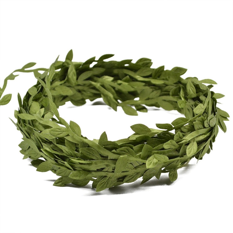 2 pezzi di accessori per la decorazione della ghirlanda di foglie di stoffa Foglia verde Simulazione di foglie di canna Materiale ghirlanda fai da te, 100 Meters, 40 Meters One Card / Roll, 77 Meters, 200 Meters, 20 Meters / Card, 10 Meters / Card     ...