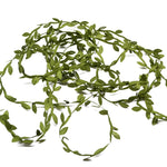 2 pezzi di accessori per la decorazione della ghirlanda di foglie di stoffa Foglia verde Simulazione di foglie di canna Materiale ghirlanda fai da te, 100 Meters, 40 Meters One Card / Roll, 77 Meters, 200 Meters, 20 Meters / Card, 10 Meters / Card     ...