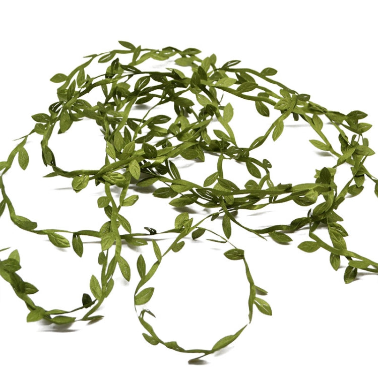 2 pezzi di accessori per la decorazione della ghirlanda di foglie di stoffa Foglia verde Simulazione di foglie di canna Materiale ghirlanda fai da te, 100 Meters, 40 Meters One Card / Roll, 77 Meters, 200 Meters, 20 Meters / Card, 10 Meters / Card     ...