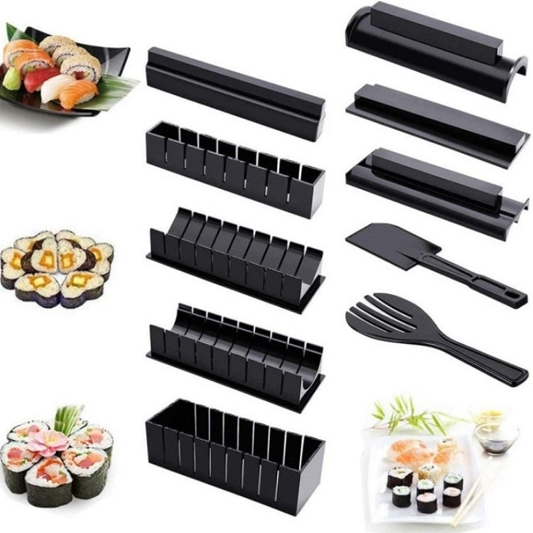 10 pezzi/set stampi per palline di riso per sushi fai da te con alghe, 10 PCS/Set