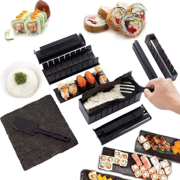 10 pezzi/set stampi per palline di riso per sushi fai da te con alghe, 10 PCS/Set
