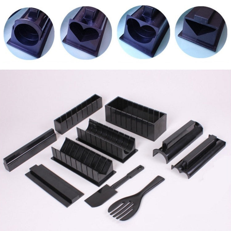 10 pezzi/set stampi per palline di riso per sushi fai da te con alghe, 10 PCS/Set