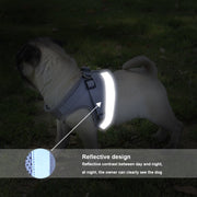 Guinzaglio regolabile per gilet riflettente in rete di poliestere per cani da compagnia, S, M, L, XL
