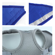 Guinzaglio regolabile per gilet riflettente in rete di poliestere per cani da compagnia, S, M, L, XL