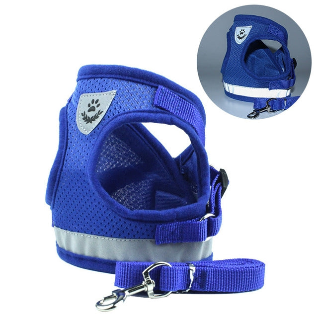 Guinzaglio regolabile riflettente per cani S, M, L, XL