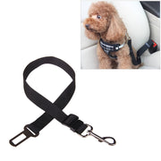 Cintura di sicurezza per cintura di sicurezza per auto per cani da compagnia con clip per guinzaglio in nylon da 2 pezzi, Black, Blue, Red