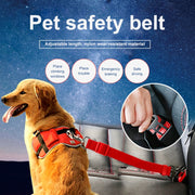 Cintura di sicurezza per cani in nylon regolabile 45-75 cm