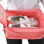 2 pezzi Borsa per scarpe impermeabile Borsa da viaggio Borsa da viaggio Organizzatore di scarpe portatile