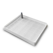Forniture per animali domestici vasino per WC per cani di tipo aperto, 38.3x30.9cm, 57.2x45.5cm