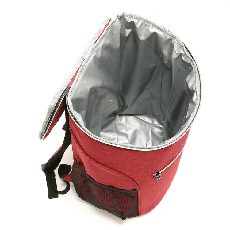 Zaino isolante per picnic all'aperto Zaino impermeabile in tessuto Oxford, Backpack(Red), Backpack(Gray)