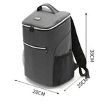 Zaino isolante per picnic all'aperto Zaino impermeabile in tessuto Oxford, Backpack(Red), Backpack(Gray)