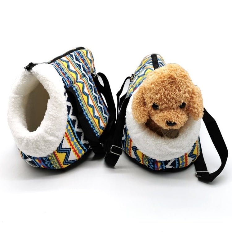Borsa da trasporto per animali retrò Zaino comodo e traspirante per cani e gatti, S 45x21x22cm, L 55x26x27cm