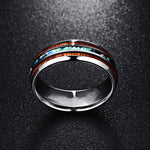 Anello da uomo con texture drago in acciaio al tungsteno in ceramica da 2 pezzi, 10, 11, 12, 13, 14, 4, 5, 6, 7, 8, 9
