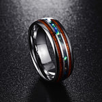 Anello da uomo con texture drago in acciaio al tungsteno in ceramica da 2 pezzi, 10, 11, 12, 13, 14, 4, 5, 6, 7, 8, 9