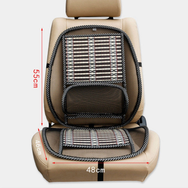 Cuscino per sedile in lamiera di bambù per seggiolino auto estivo Cuscino in bambù traspirante, Car Seat Cushion