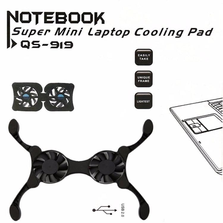 Porta USB Mini Octopus Ventola per laptop Pieghevole dispositivo di raffreddamento