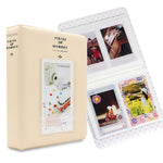Pezzi di biglietti da visita a 64 tasche per Fujifilm Instax Mini 8 /7s /70 /25 /50s /90, 64 Pockets Beige, 64 Pockets Blue, 64 Pockets Green, 64 Pockets Orange, 64 Pockets Pink, 64 Pockets Sky Blue