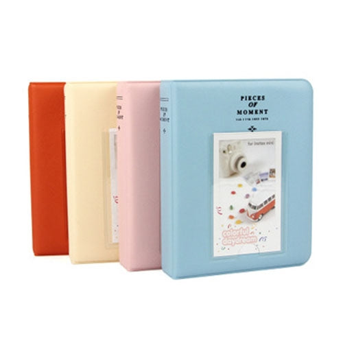 Pezzi di biglietti da visita a 64 tasche per Fujifilm Instax Mini 8 /7s /70 /25 /50s /90, 64 Pockets Beige, 64 Pockets Blue, 64 Pockets Green, 64 Pockets Orange, 64 Pockets Pink, 64 Pockets Sky Blue