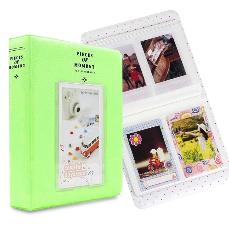 Pezzi di biglietti da visita a 64 tasche per Fujifilm Instax Mini 8 /7s /70 /25 /50s /90, 64 Pockets Beige, 64 Pockets Blue, 64 Pockets Green, 64 Pockets Orange, 64 Pockets Pink, 64 Pockets Sky Blue
