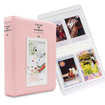 Pezzi di biglietti da visita a 64 tasche per Fujifilm Instax Mini 8 /7s /70 /25 /50s /90, 64 Pockets Beige, 64 Pockets Blue, 64 Pockets Green, 64 Pockets Orange, 64 Pockets Pink, 64 Pockets Sky Blue