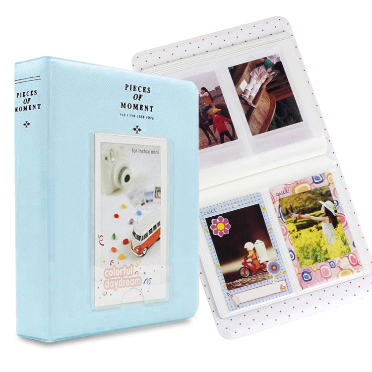 Pezzi di biglietti da visita a 64 tasche per Fujifilm Instax Mini 8 /7s /70 /25 /50s /90, 64 Pockets Beige, 64 Pockets Blue, 64 Pockets Green, 64 Pockets Orange, 64 Pockets Pink, 64 Pockets Sky Blue