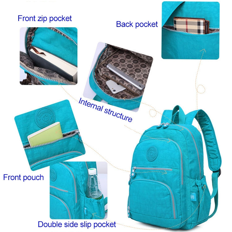 Zaini Zaino da scuola per ragazze adolescenti Borsa da viaggio per laptop femminile, 27X13X37cm, 31X14X42cm, 33X16X47cm