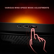 Base di regolazione multiangolo per radiatore per notebook, Black, Silver Gray, Black 220V, Silver Gray 220V