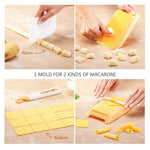 2 pezzi in plastica per pasta, maccheroni, per spaghetti, stampo per mattarello, utensile da cucina, Spaghetti Maker