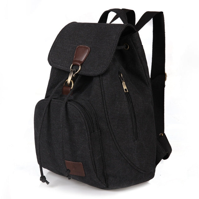 Zaino in tela per laptop da donna 40x30x15 cm