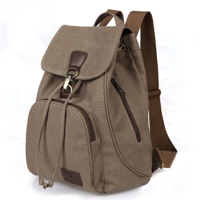 Zaino per borsa per laptop da studente in tela da donna