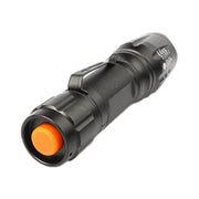Mini torcia LED T02 con zoom telescopico e clip