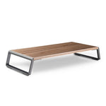 Supporto per monitor con piedini in metallo per stampante con display LCD iMac MacBook, organizer da tavolo per laptop Piattaforma robusta per risparmiare spazio
