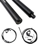 ZOOM Reggisella per mountain bike con tubo sella idraulico per sollevamento idraulico controllato da filo, 30.9mm 375mm External Routing, 31.6mm 375mm External Routing, 30.9mm 400mm Internal Routing, 31.6mm 400mm Internal Routing