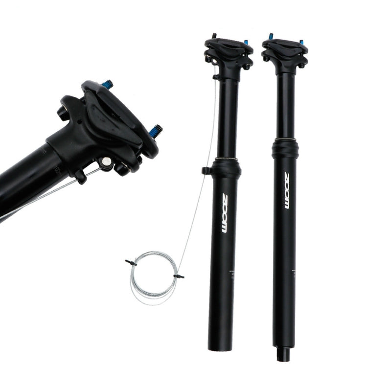 ZOOM Reggisella per mountain bike con tubo sella idraulico per sollevamento idraulico controllato da filo, 30.9mm 375mm External Routing, 31.6mm 375mm External Routing, 30.9mm 400mm Internal Routing, 31.6mm 400mm Internal Routing