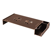 Organizer da scrivania con ripiano rialzato per monitor in legno, supporto per monitor per computer, con spazio per tastiera, TBD049404601A, TBD049404601B, TBD049404601C, TBD049404601D