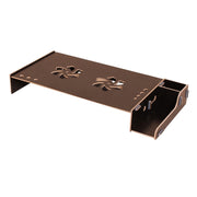 Organizer da scrivania con ripiano rialzato per monitor in legno, supporto per monitor per computer, con spazio per tastiera, TBD049404601A, TBD049404601B, TBD049404601C, TBD049404601D