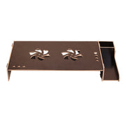 Organizer da scrivania con ripiano rialzato per monitor in legno, supporto per monitor per computer, con spazio per tastiera, TBD049404601A, TBD049404601B, TBD049404601C, TBD049404601D