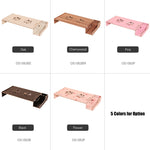Organizer da scrivania con ripiano rialzato per monitor in legno, supporto per monitor per computer, con spazio per tastiera, TBD049404601A, TBD049404601B, TBD049404601C, TBD049404601D