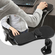 Rotazione Computer Desktop Laptop Vassoio per mouse Gomitiera Supporto per poggiapolsi Supporto per installazione su scrivania e sedia