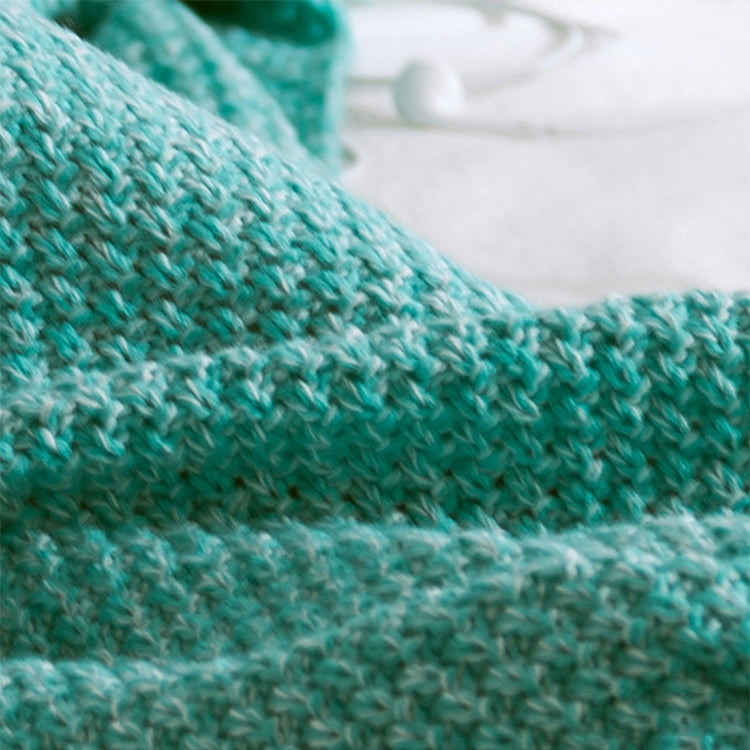 Coperta a coda di sirena per coperte lavorate a maglia super morbide per adulti, 90 X50cm, 140 X70cm, 180 X90cm