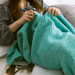 Coperta a coda di sirena per coperte lavorate a maglia super morbide per adulti, 90 X50cm, 140 X70cm, 180 X90cm