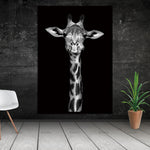 Semplice decorazione animale in bianco e nero pittura studio soggiorno divano sfondo dipinto murale senza cornice, 13X18cm, 20X25cm, 21X30cm, 30X40cm, 40X50cm, 40X60cm, 50X70cm