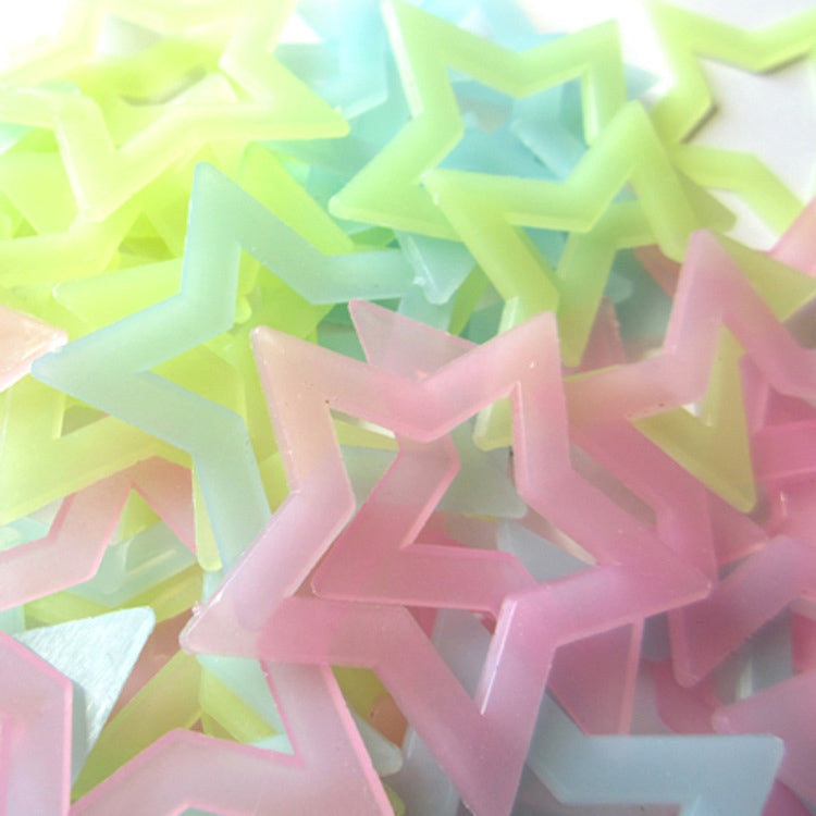 100 adesivi murali per camera da letto per bambini, stelle luminose